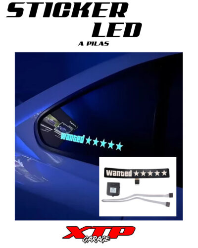 Sticker led WANTED