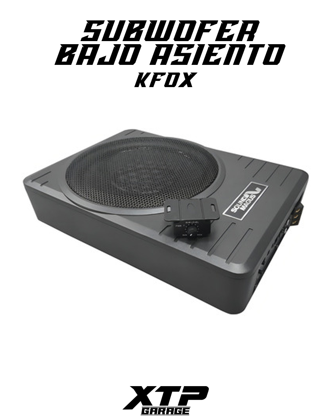 Subwoofer bajo asiento KFOX 800w