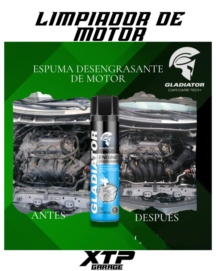 Limpia motor espuma