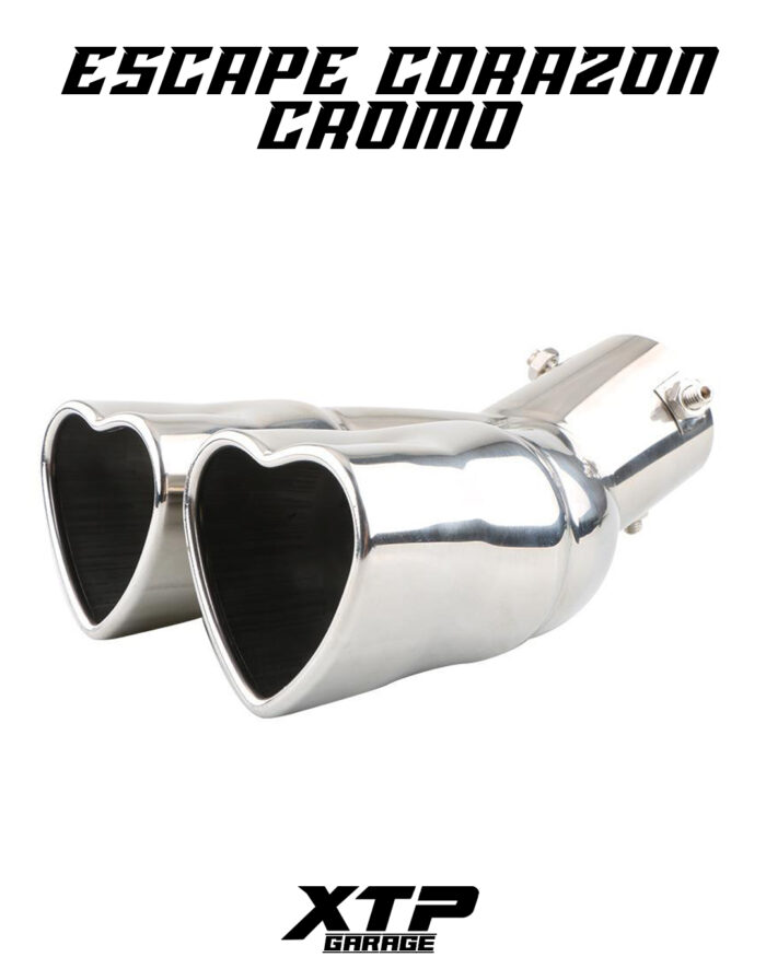 Cola escape corazon cromo